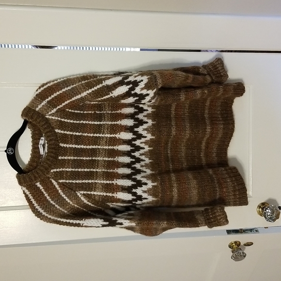 Mango Wool Blend Jacquard Sweater - Picture 6 of 8